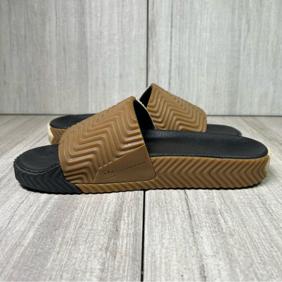 Adidas X Alexander Wang AW Original Adilette Slip On Sandal Slides Womens Size 7 - Picture 5 of 9